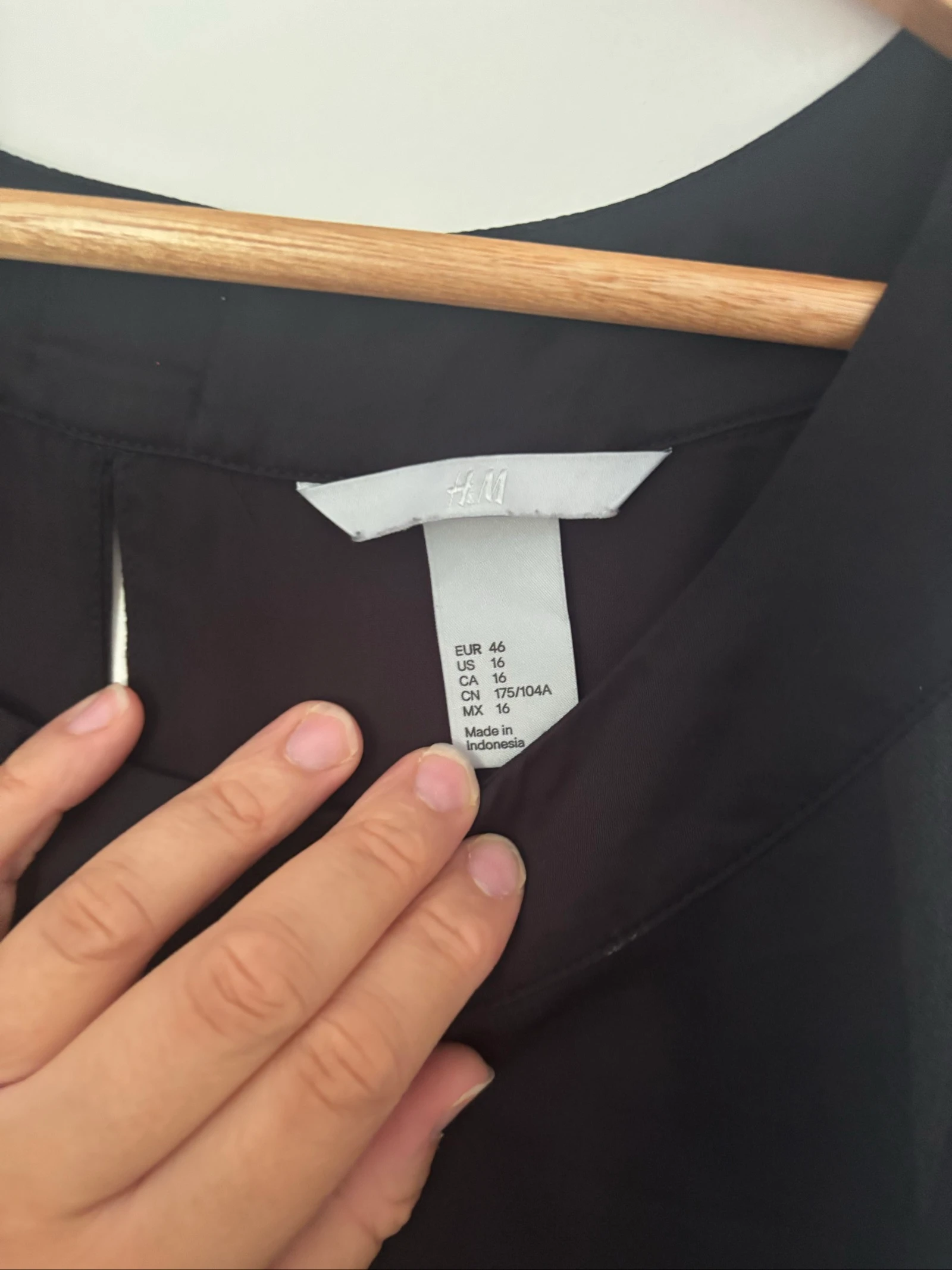 241/ Zwarte jurk - H&M - Maat 46 – photo 4